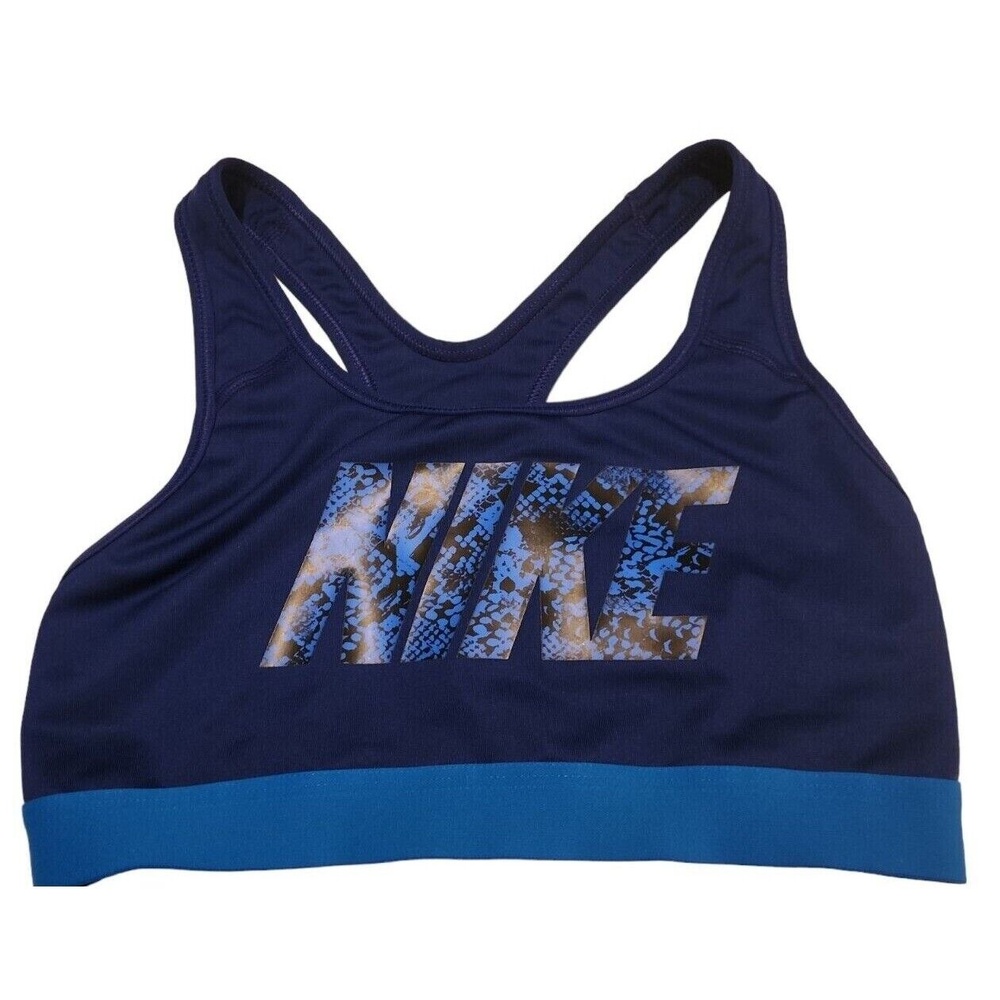 Nike DRI-FIT Sports‎ Bra Racerback Snake Print Athletic Top Small
